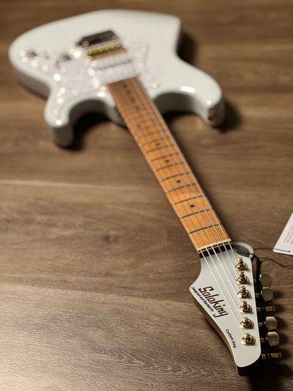 Soloking MS-1 Classic MKII in Olympic White with Gold Hardware and Roasted Maple FB