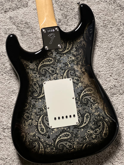 Fender MIJ Limited Stratocaster with Maple FB in Black Paisley JD26001086