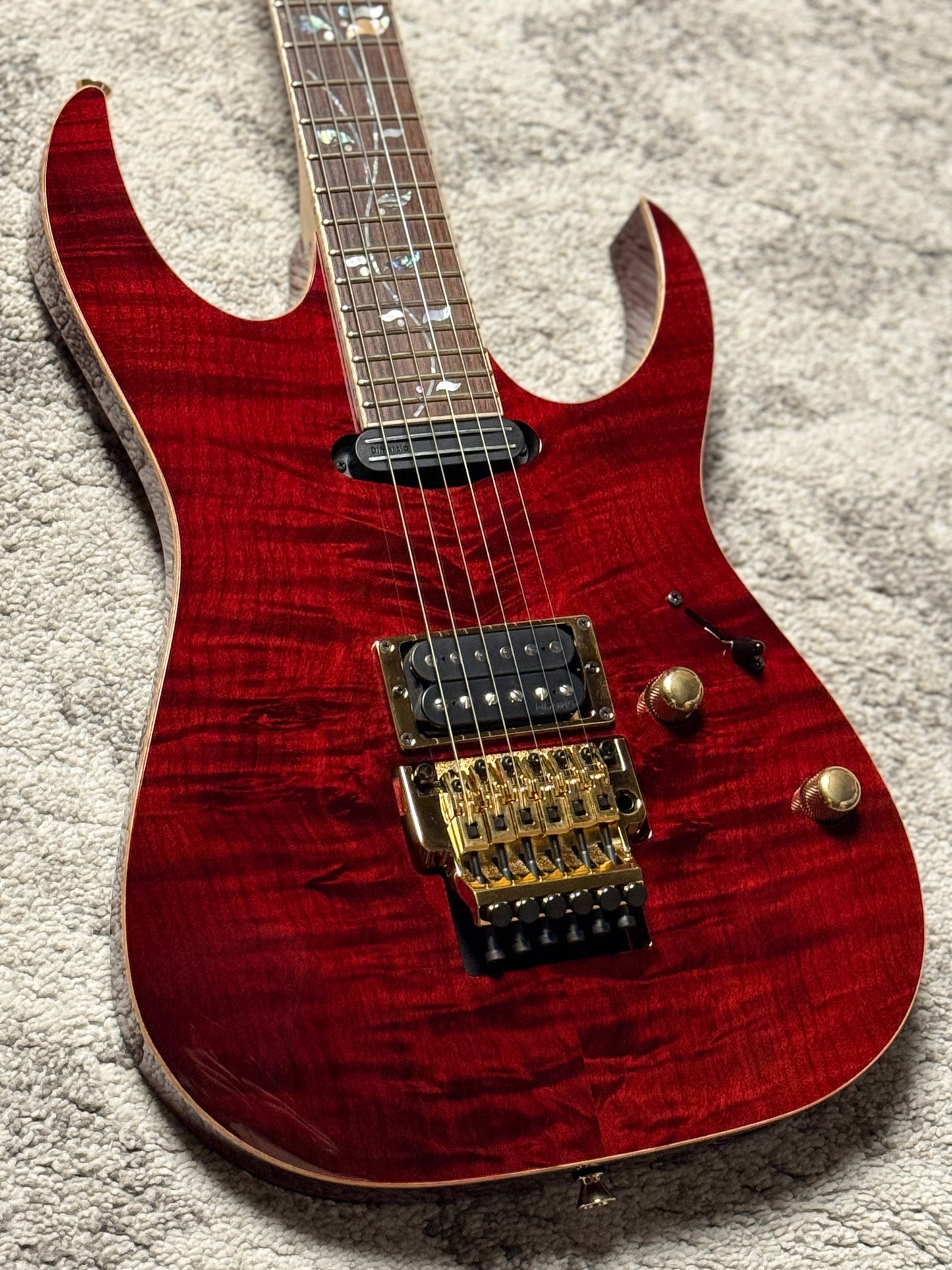 Ibanez J Custom RG8565R-CWR in Charmant Wine Red with Case F2516778