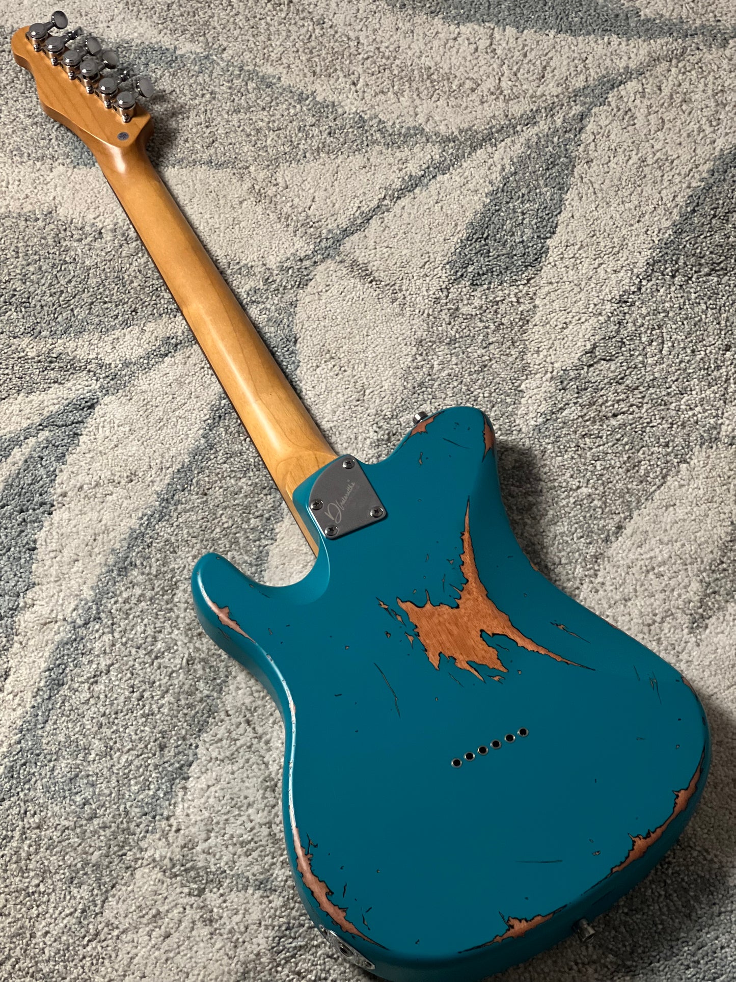 Dhatarattha Performance DTL in Christmas Spruce Over Sunburst with RW FB and Nitrocellulose Lacquer Relic