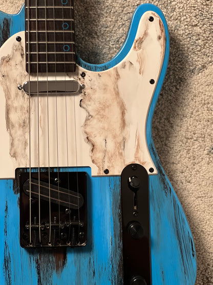 Dhatarattha Custom DTL in Barn Find Blue with Rosewood FB