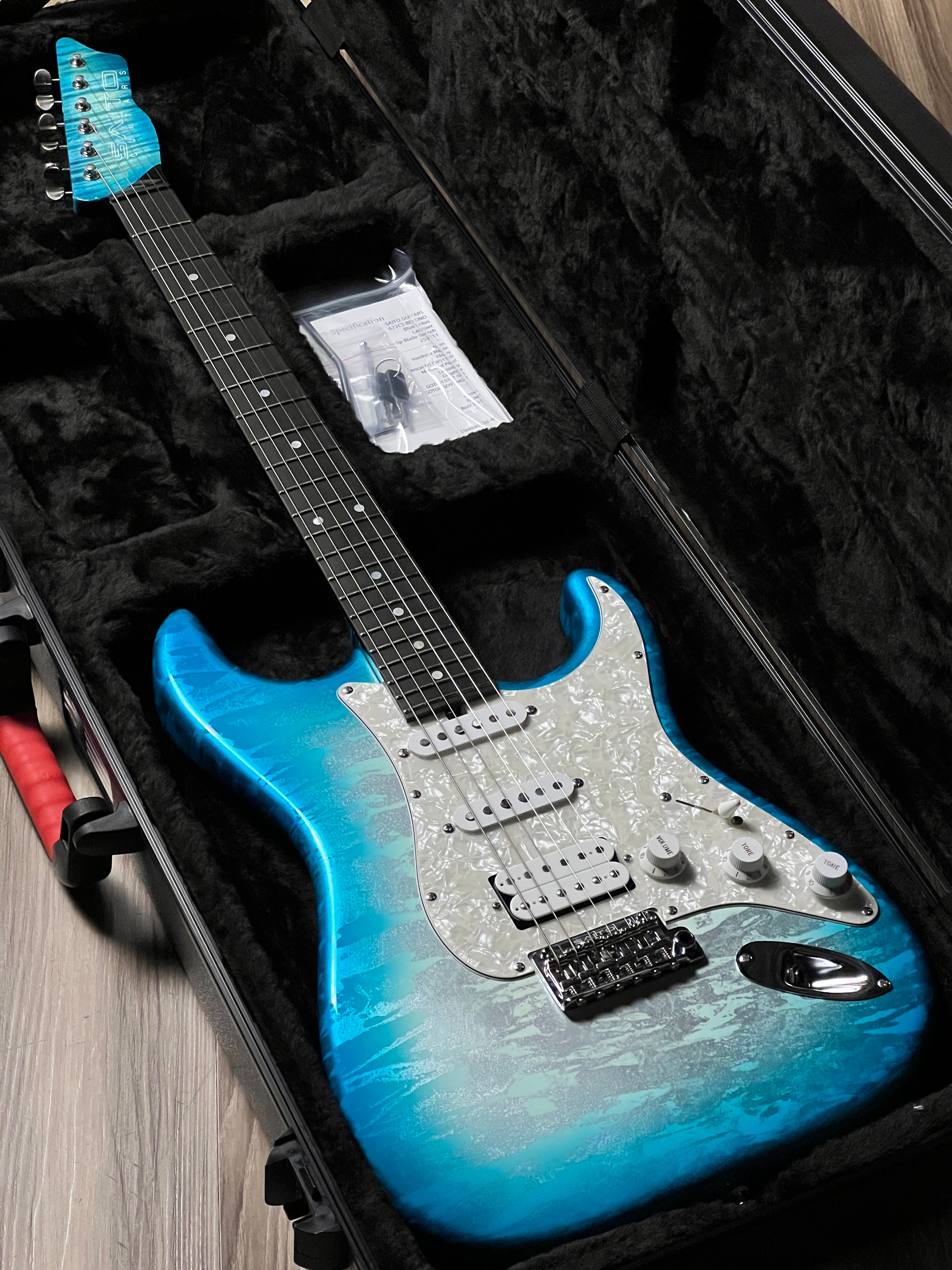 Saito S-622CS BEYOND SSH in Blue Lotus with Hardshell Case 253289