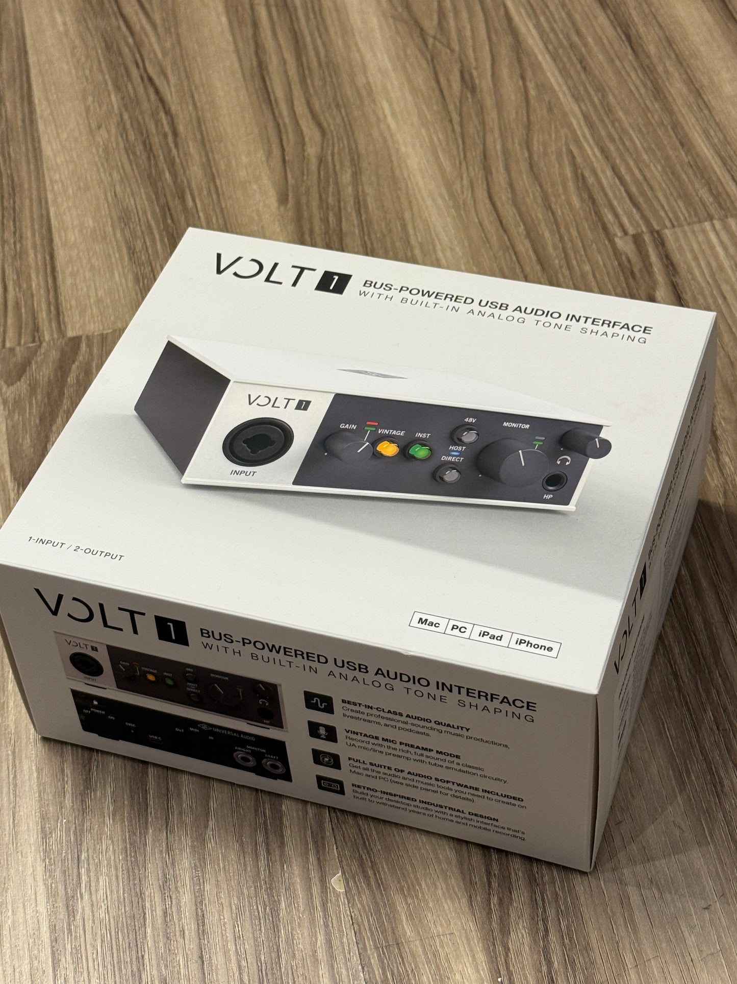 Universal Audio Volt 1 Audio Interface 1-in/2-out USB 2.0 ...