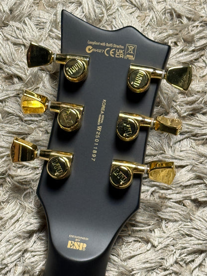 ESP LTD Deluxe EC-1000 with EMG in Vintage Black W25011897