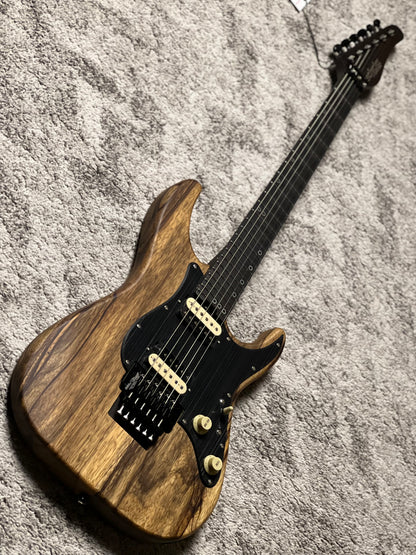 Schecter Sun Valley Super Shredder Exotic in Black Limba W26010855