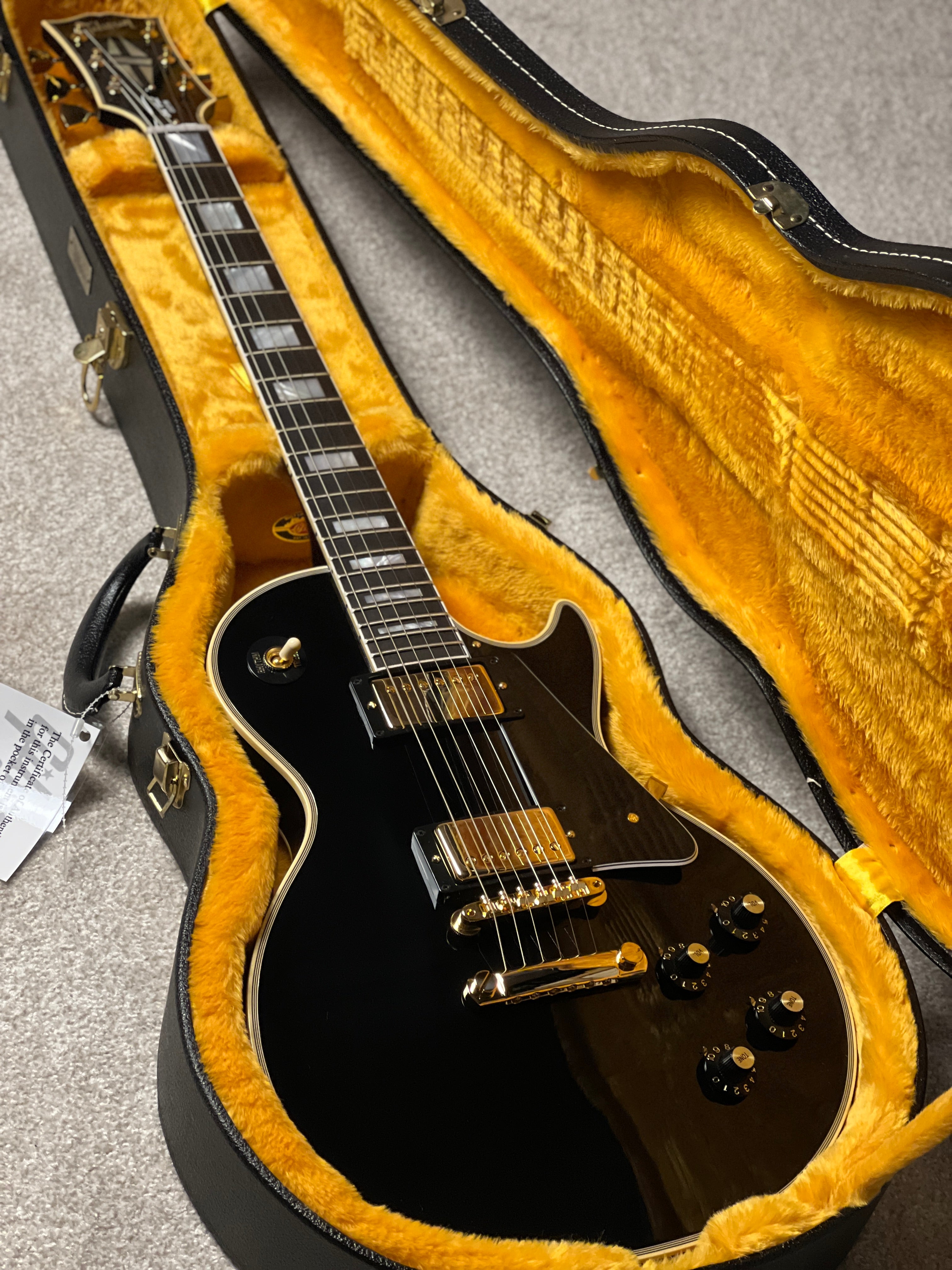 ギター Gibson Custom 1968 Les Paul Custom Ebony Gibson Custom Beautyand a Beast!