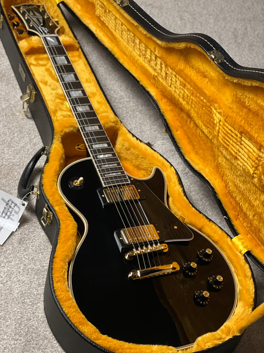 Gibson 1968 Les Paul Custom Reissue Gloss in Ebony w/Case 503938