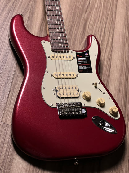 Fender American Performer Stratocaster HSS - Aubergine with Rosewood Fingerboard US240000091