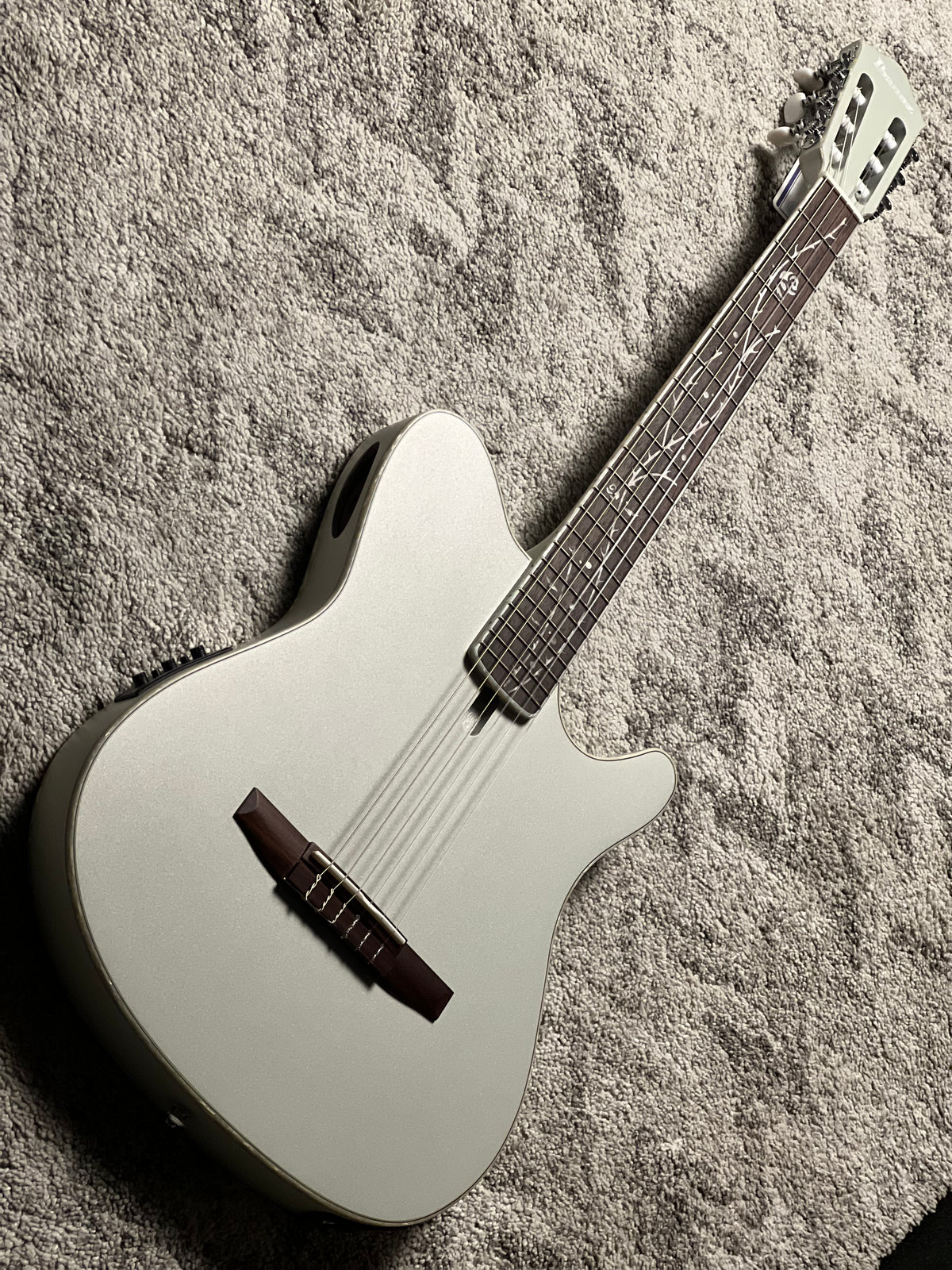 Ibanez TOD10N-SMF Tim Henson Signature Nylon String in Silver Metallic Flat