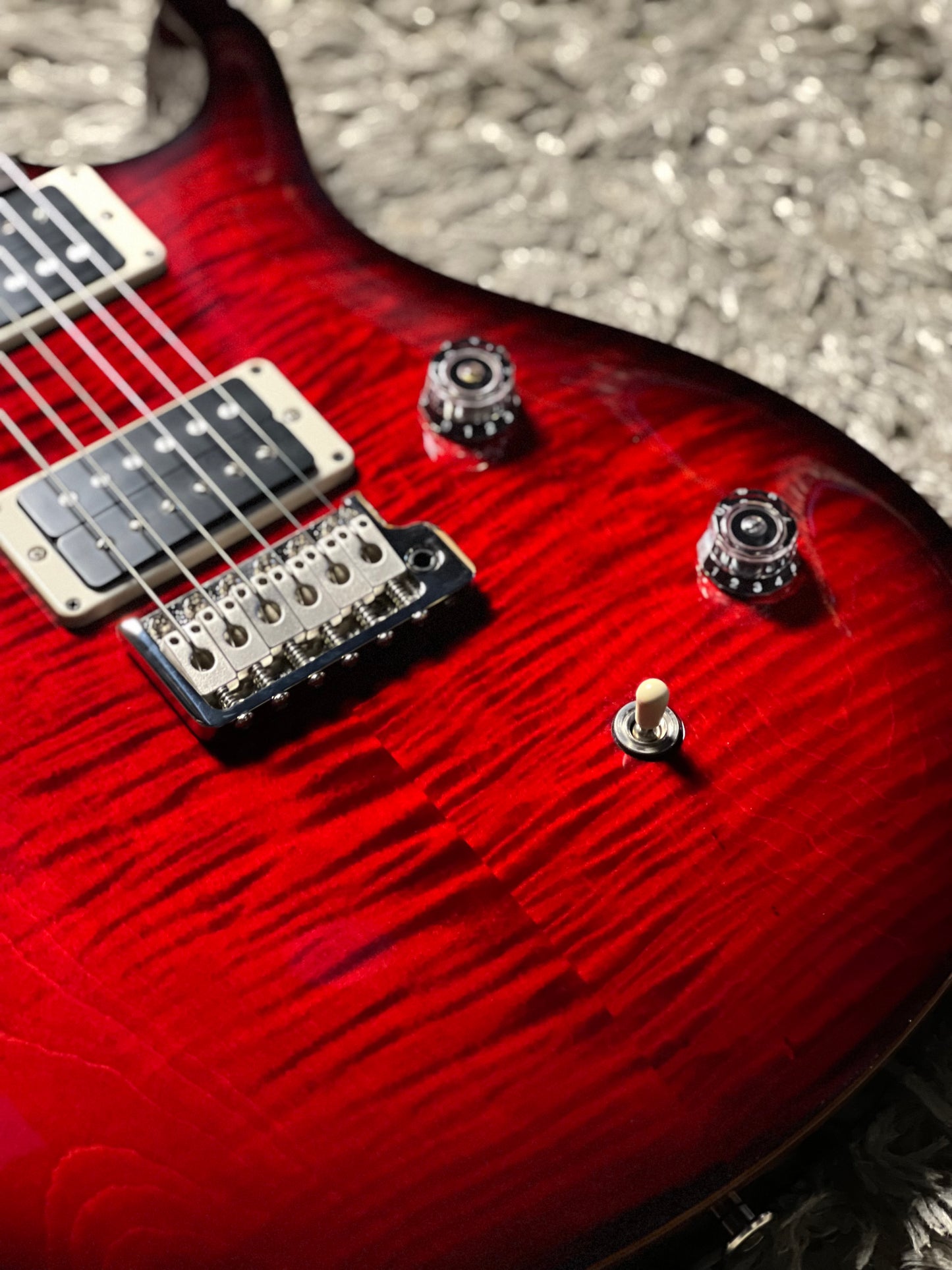 PRS CE 24 Custom Color Fire Smokeburst 0420933