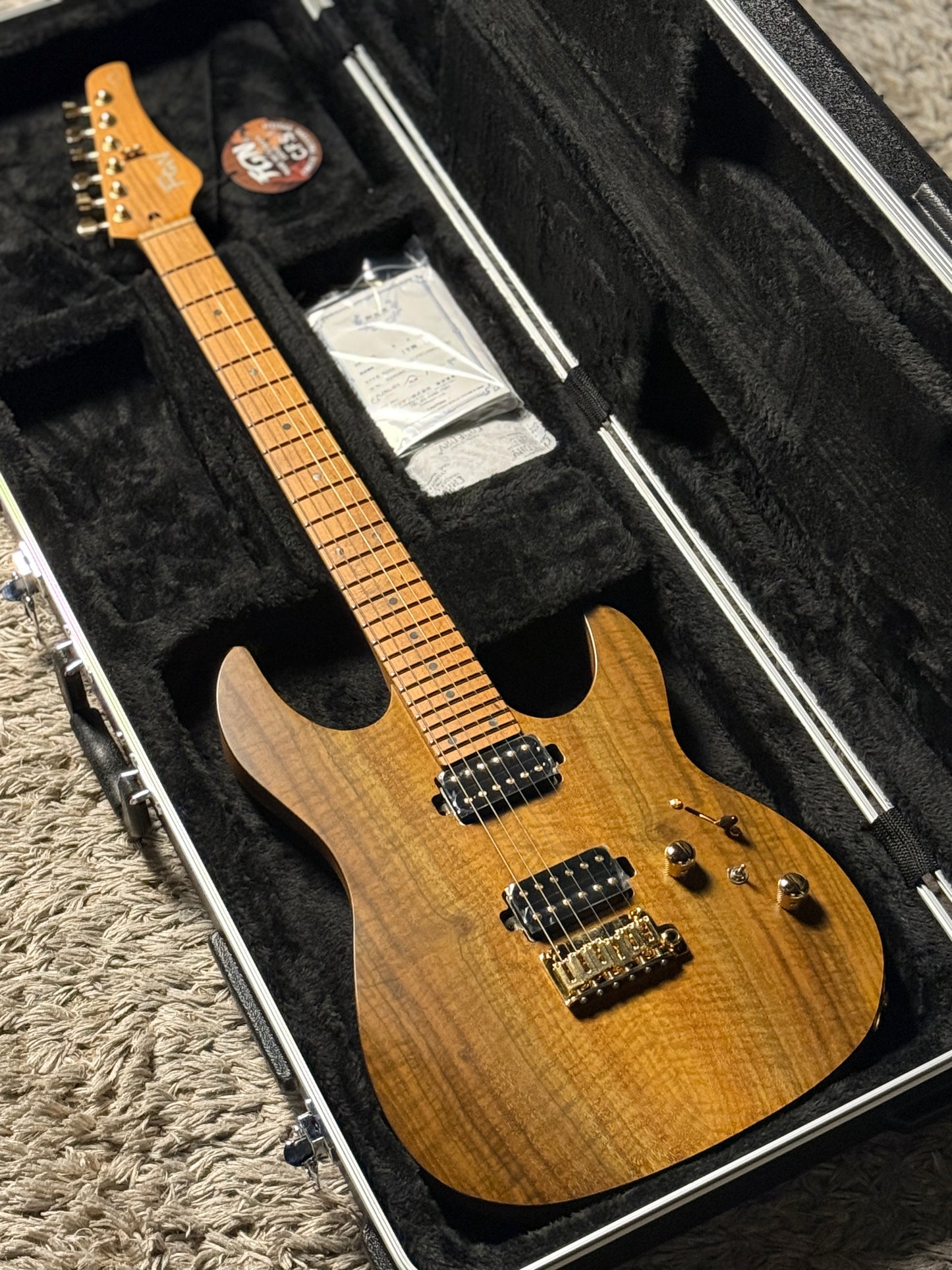 Fujigen FGN EOS2-DU24HH-PB1-RM in Vintage Natural Pay Burman Signature #11