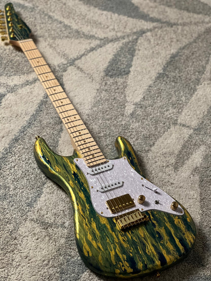 SLX X Dhatarattha Custom DST in Malibu Shmear with Maple FB