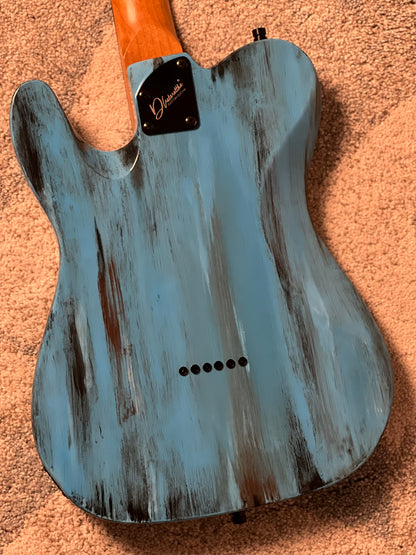 Dhatarattha Custom DTL in Barn Find Blue with Rosewood FB