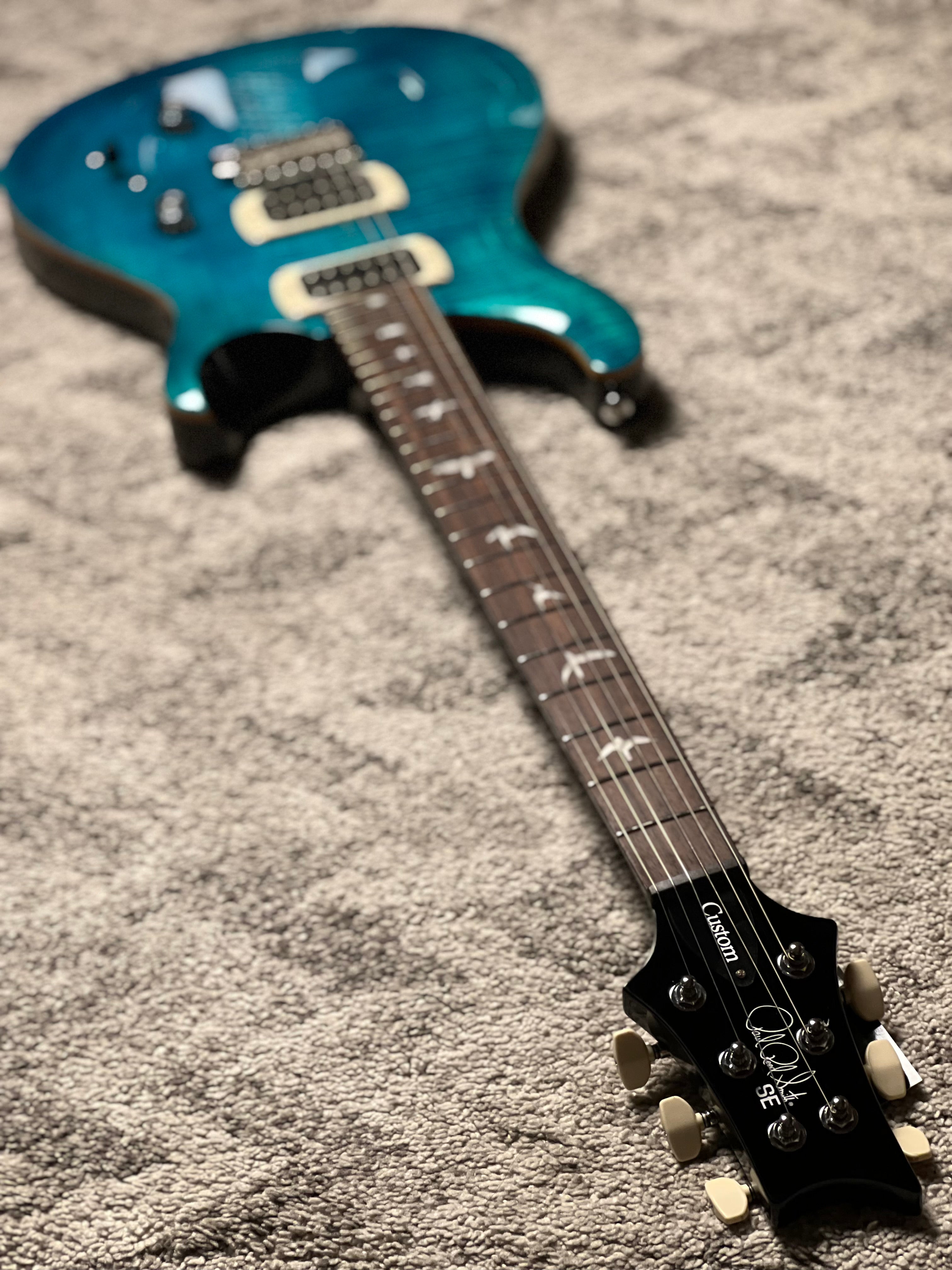 PRS SE Custom 24 in Blue Matteo – nafiriguitar.com