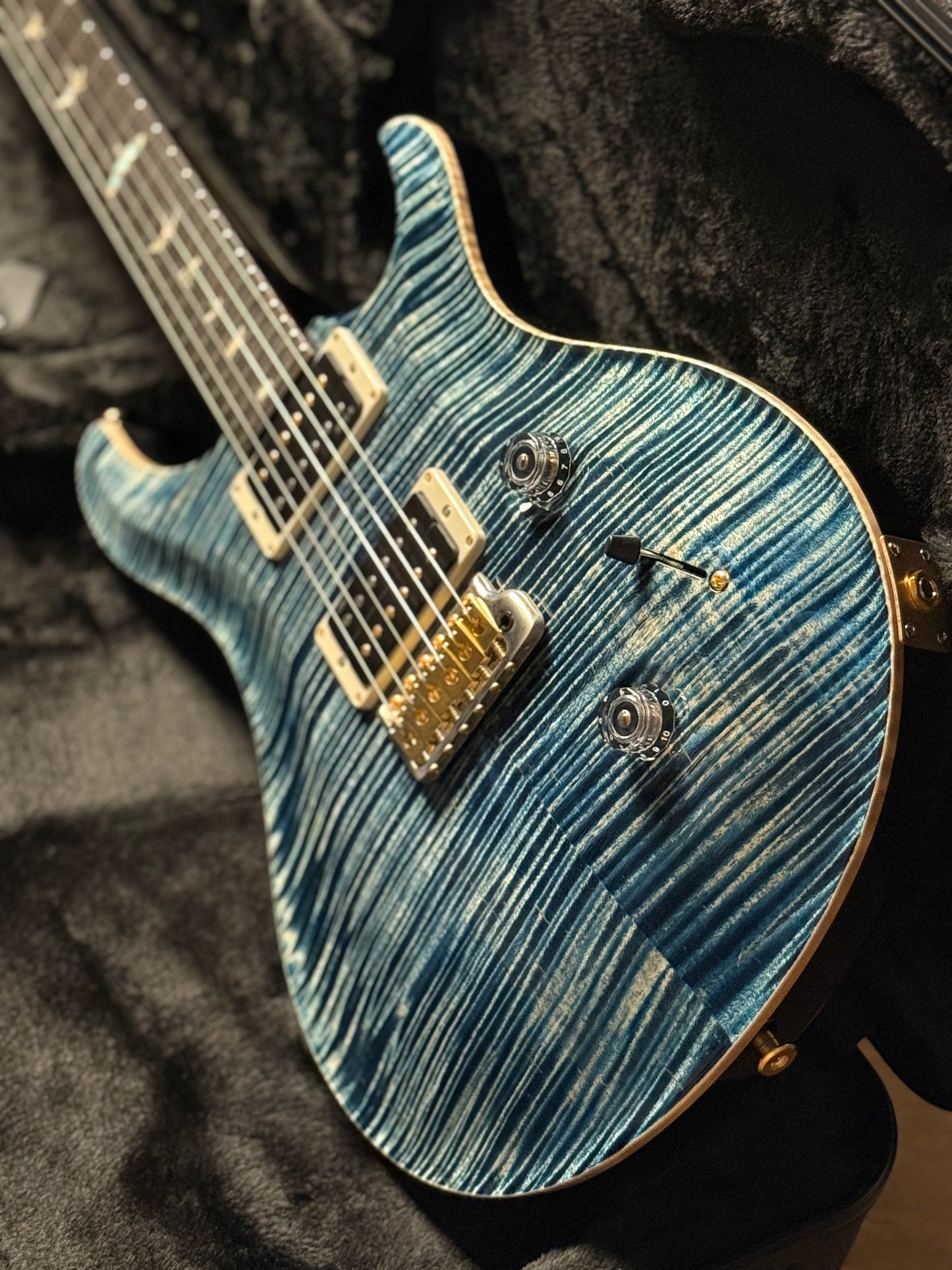 PRS Custom 24 10-Top in Faded Whale Blue 0416148