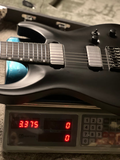 ESP E-II Horizon NT-7B Hipshot in Black satin ES0270263
