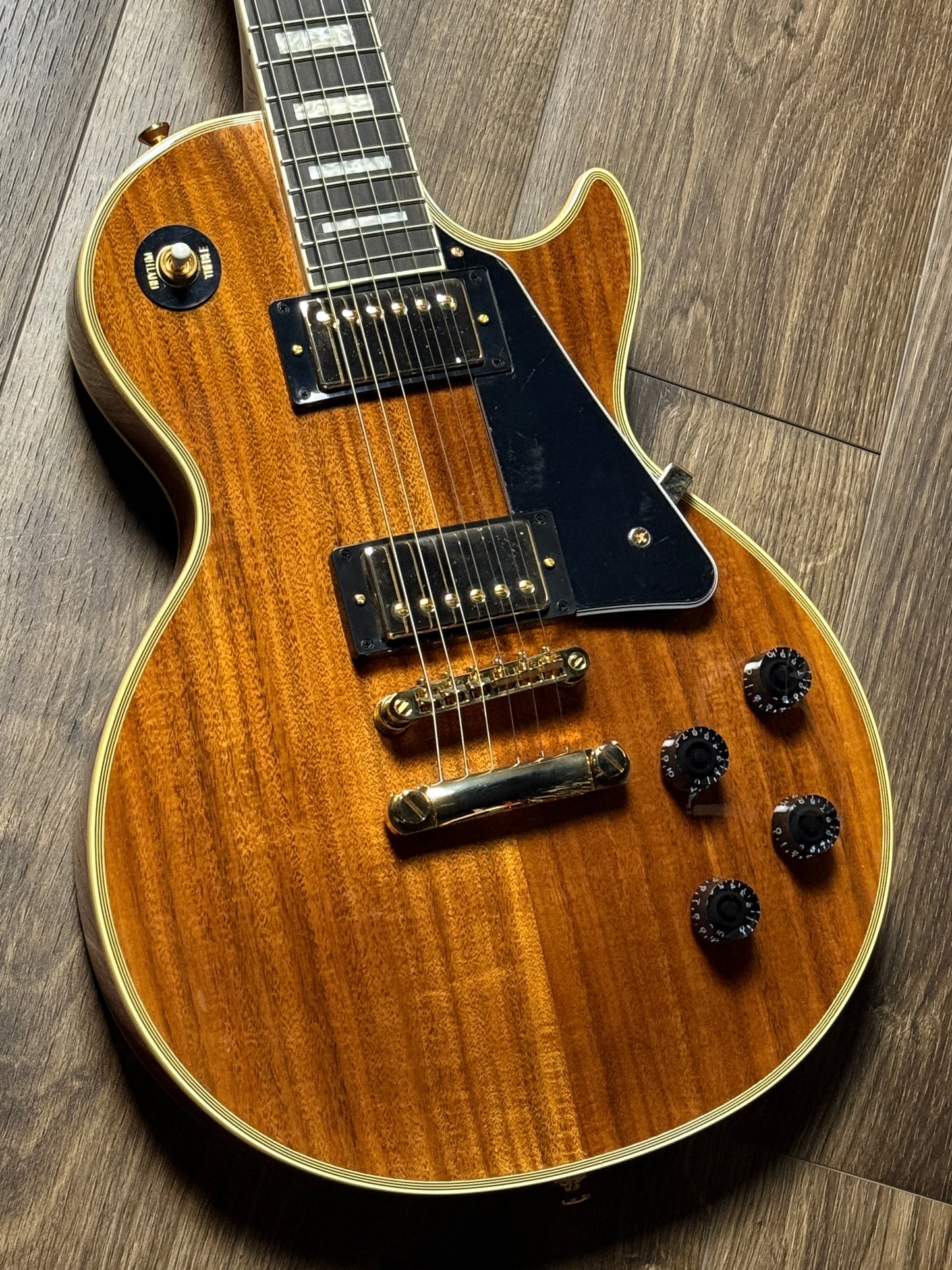 Epiphone Les Paul Custom Koa in Natural