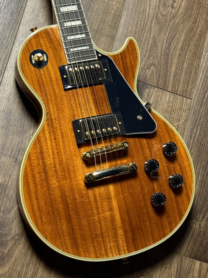 Epiphone Les Paul Custom Koa in Natural