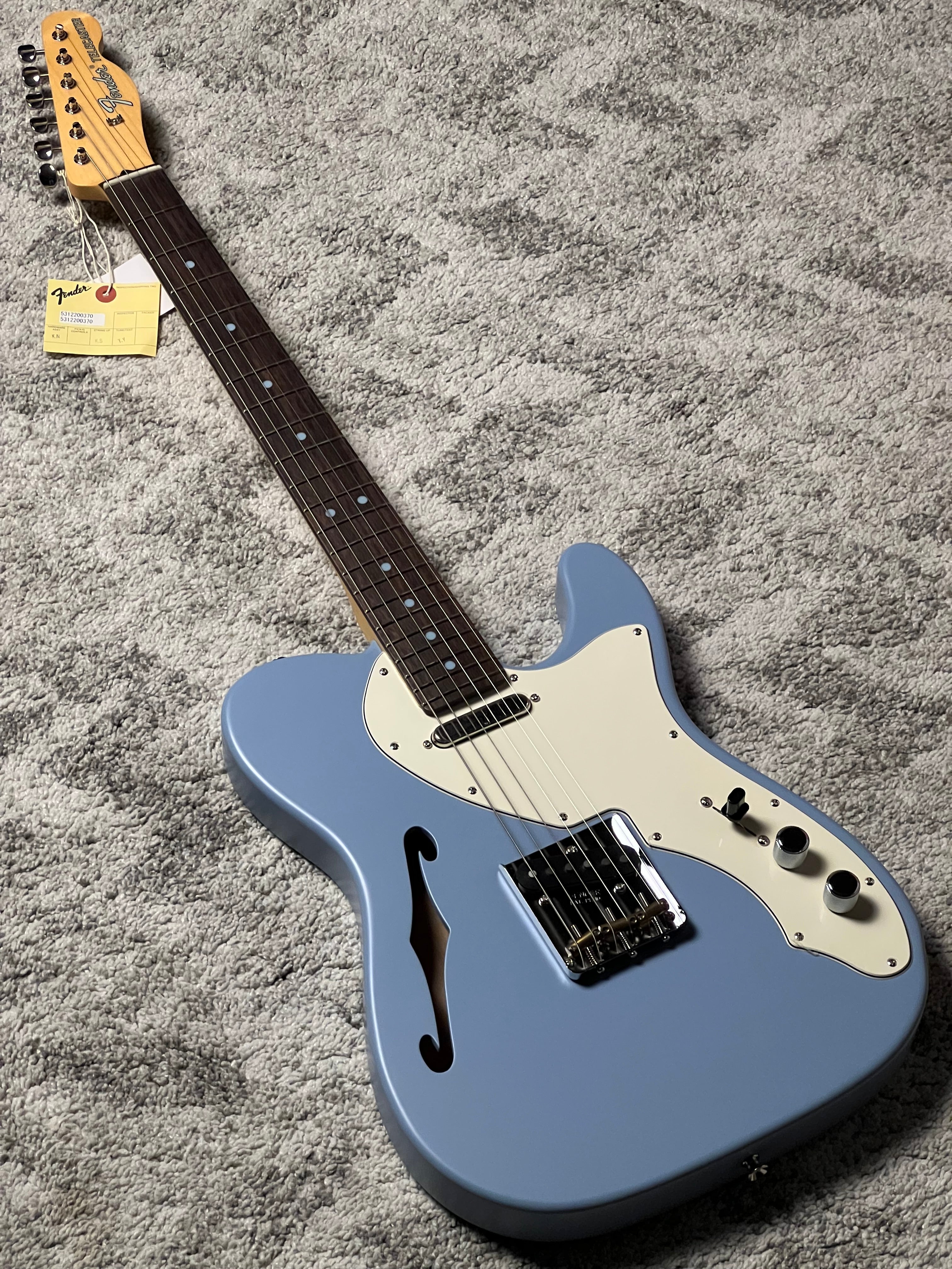 Fender MIJ Limited Kusumi Color Telecaster Thinline with RW FB In