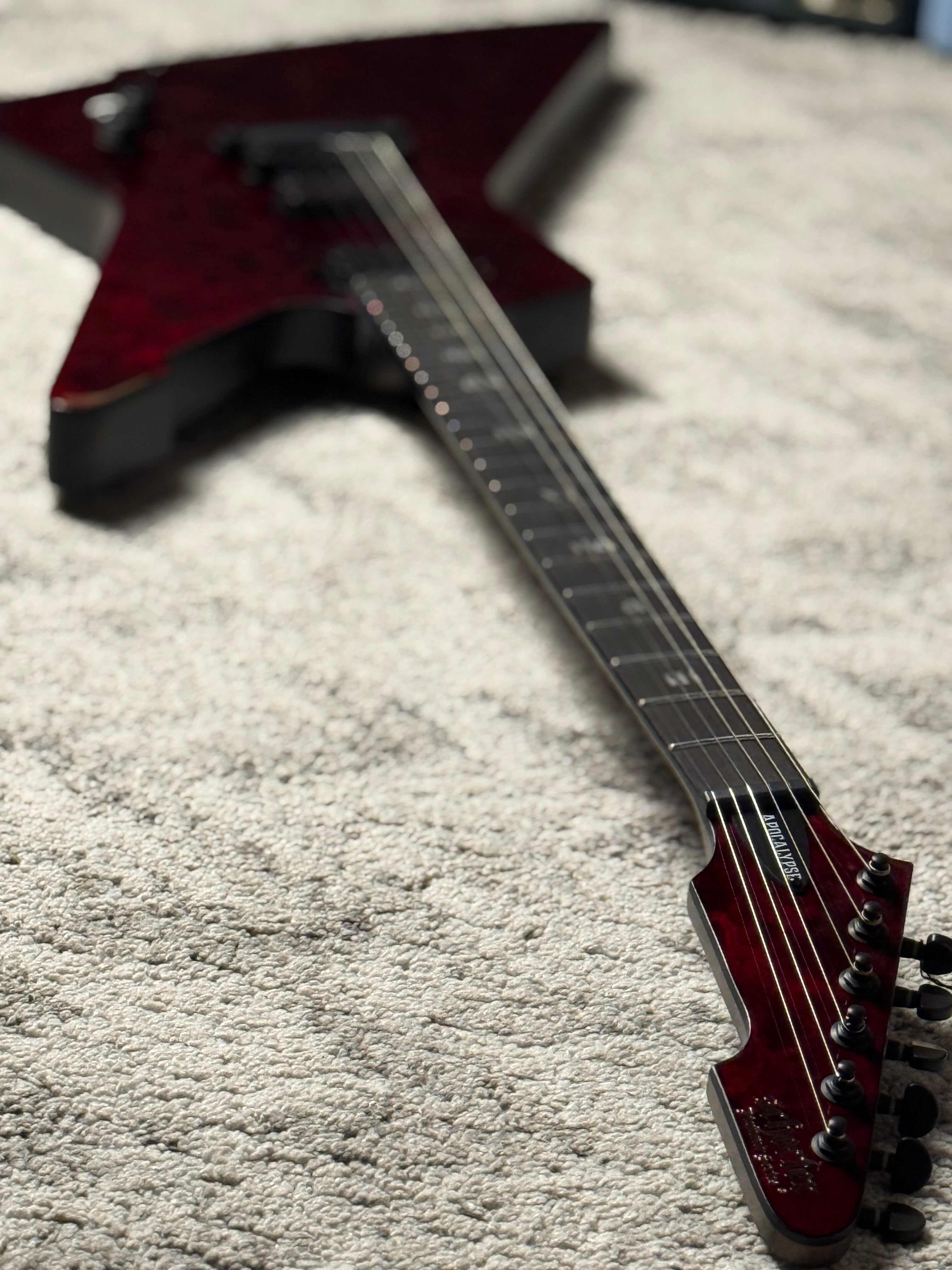 Schecter E-1 Apocalypse RR - Red Reign W23030435 – nafiriguitar.com