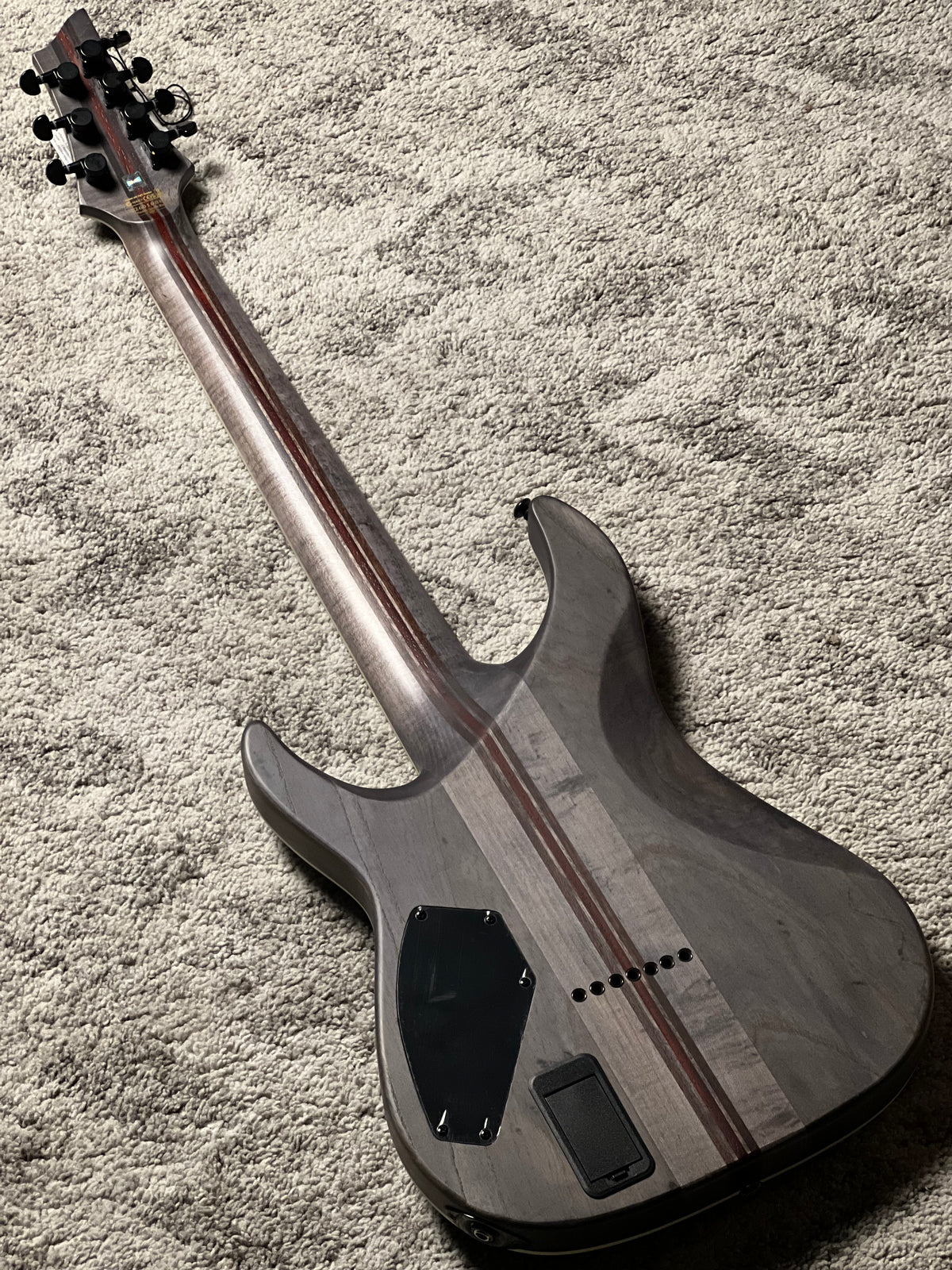 Schecter C-7 SLS Elite Evil Twin in Satin Black