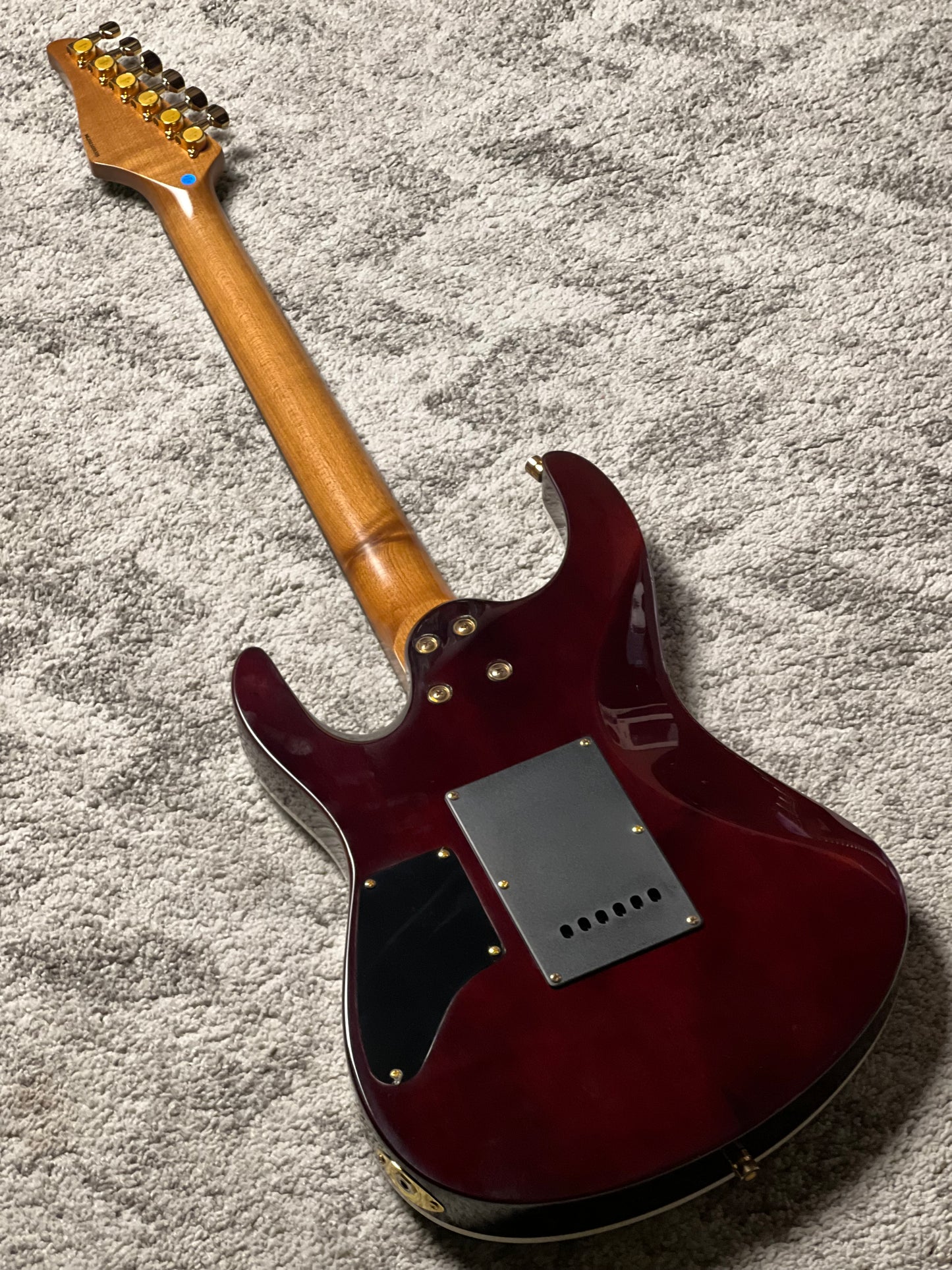 Dhatarattha Custom DST HH Flame in Malibu Surf with Rosewood FB