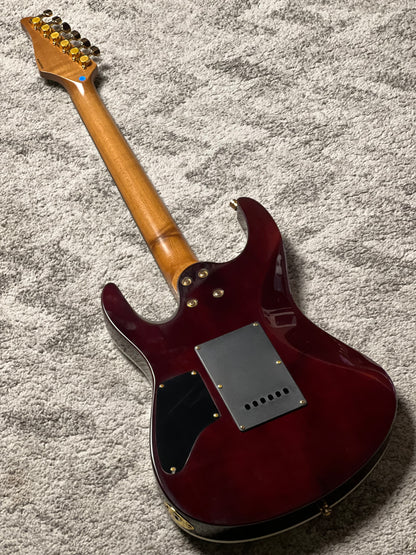 Dhatarattha Custom DST HH Flame in Malibu Surf with Rosewood FB