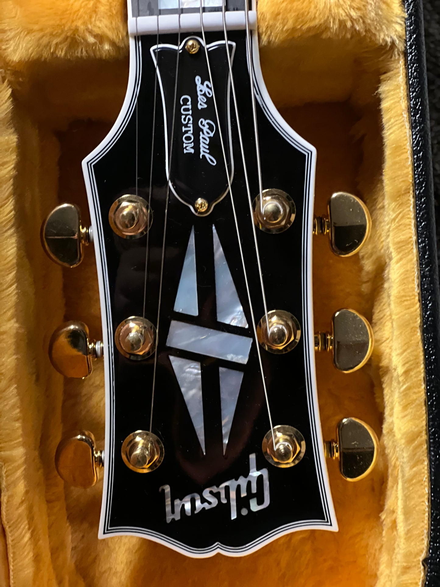 Gibson Les Paul Custom Ebony Fingerboard Gloss Ebony w/ Case CS 403758