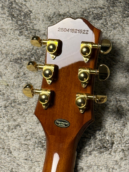 Epiphone Les Paul Custom Quilt in Transparent Amber Limited Edition