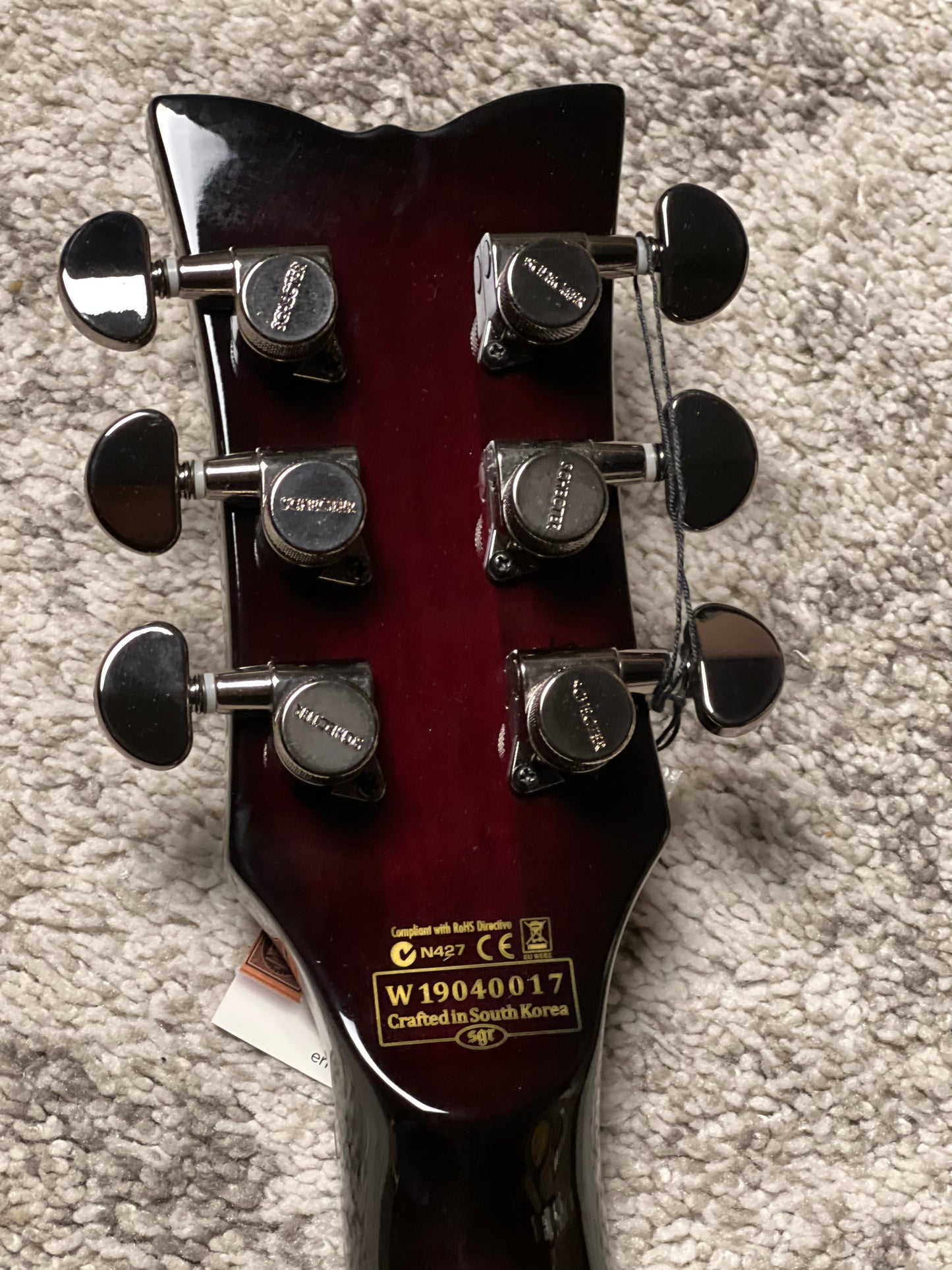 Schecter Hellraiser Solo-II Passive in Black Cherry W19040017