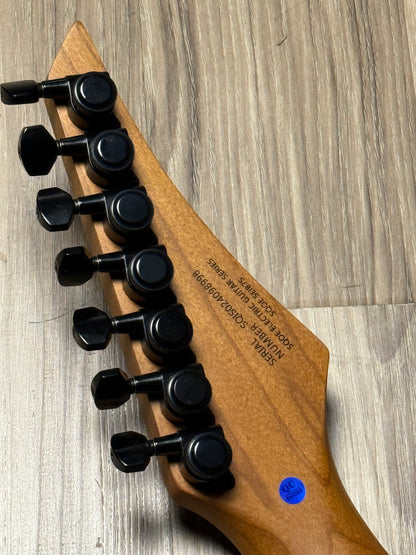 SQOE SEIB7S 7 String in Satin Neon Silver