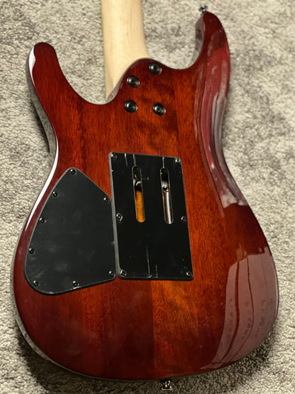 Ibanez S670QM-DEB in Dragon Eye Burst