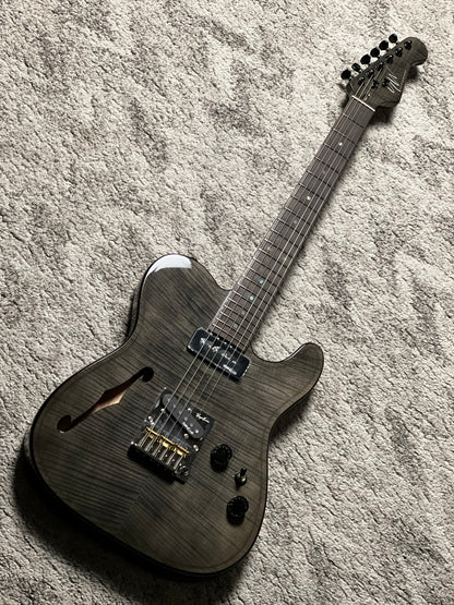 UW GuitarWorks Jazz Pop TL in Transparent Black