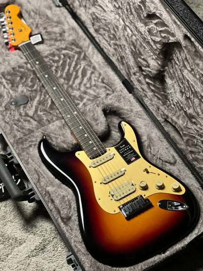 Fender American Ultra II Stratocaster HSS with Ebony FB in Ultraburst US25024570