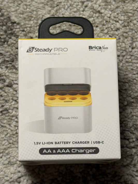 Brica Baterai BSP AA/AAA x8 + Dock 1.5V USB-C Rechargeable