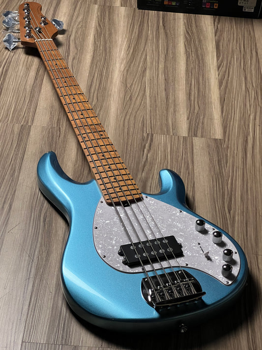 SQOE SBMS500 MBL 5 String Bass in Metallic Blue