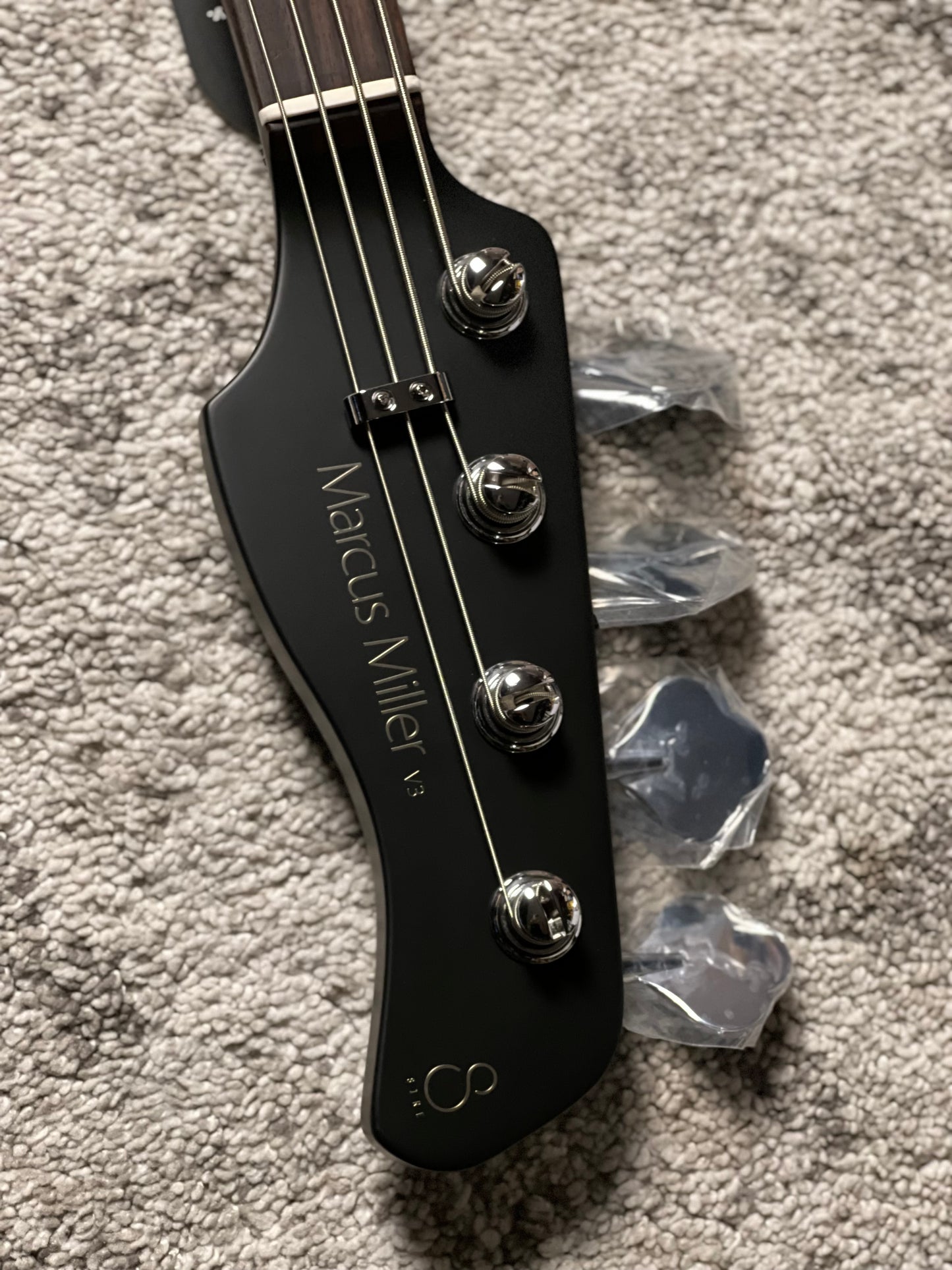 Sire Marcus Miller V3-4 New Gen Electric Bass Guitar in Black Satin