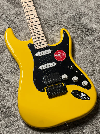 Squier FSR Affinity Series Stratocaster HSS with Maple FB in Graffiti Yellow