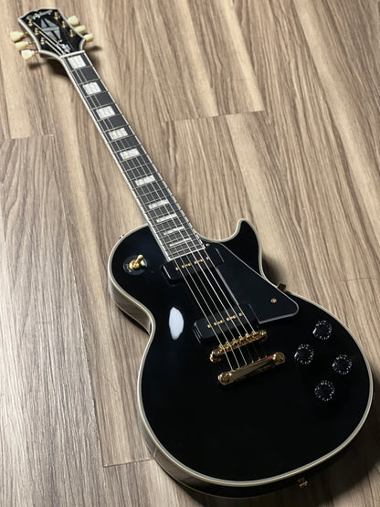 Epiphone Les Paul Custom P-90 in Ebony w/Premium Gigbag