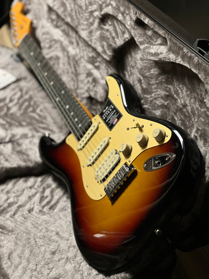 Fender American Ultra II Stratocaster HSS with Ebony FB in Ultraburst US240042659