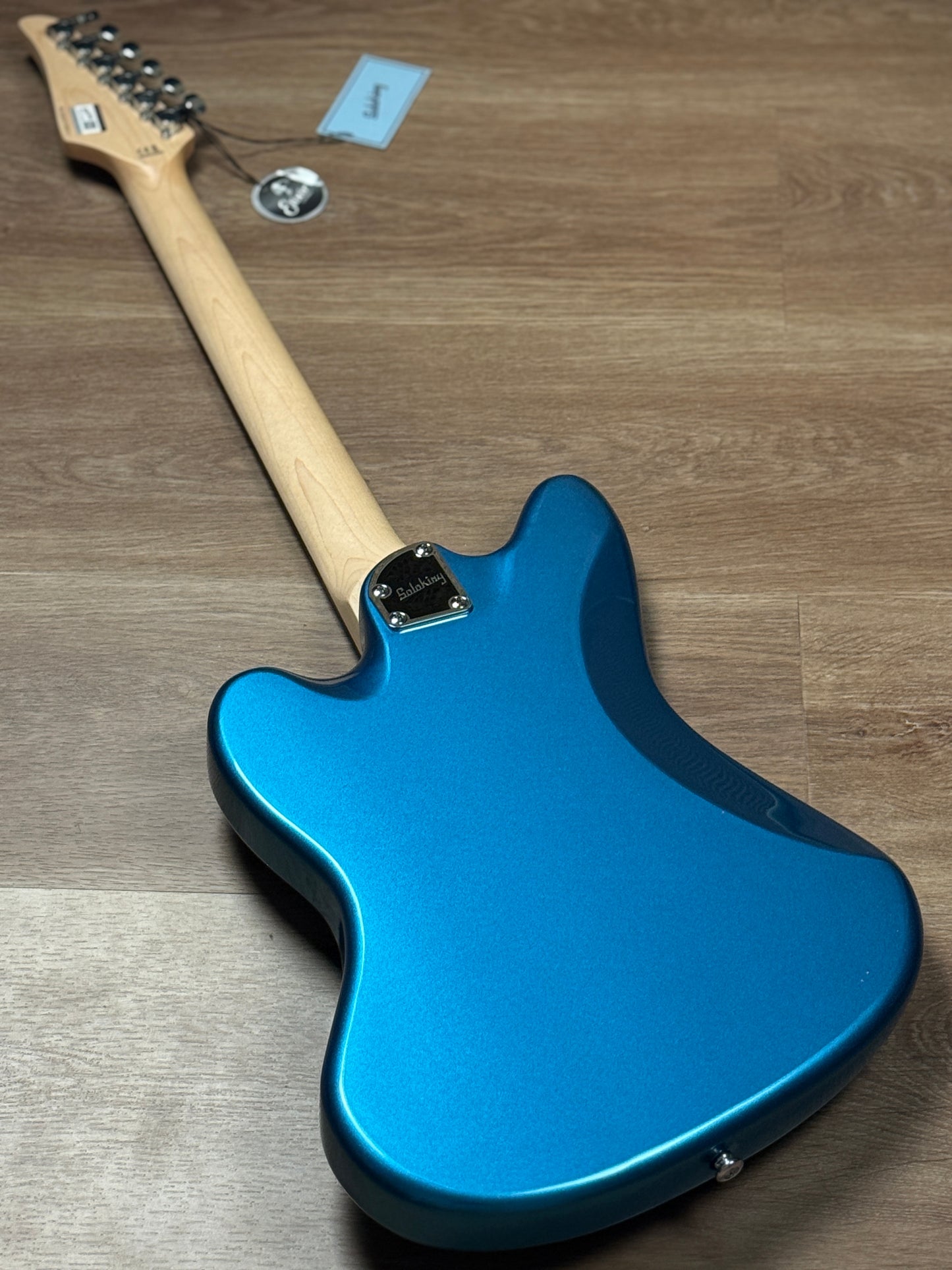 Soloking JM-1 Offset Special with Rosewood FB in Lake Placid Blue