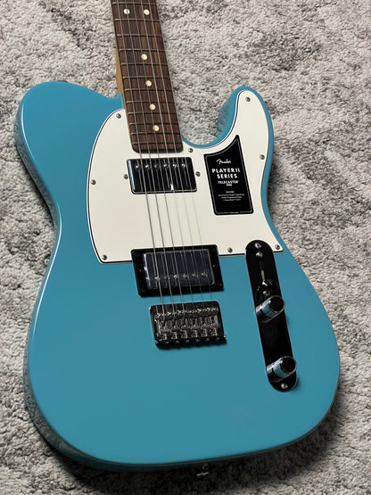 Fender Player II Telecaster HH with RW FB in Aquatone Blue MX24043343