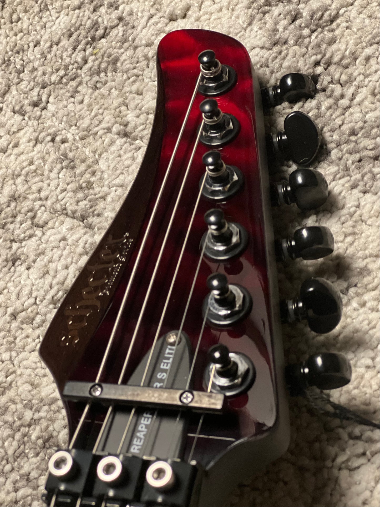 Schecter Reaper 6 Elite FR S BB - Blood Burst W26010958