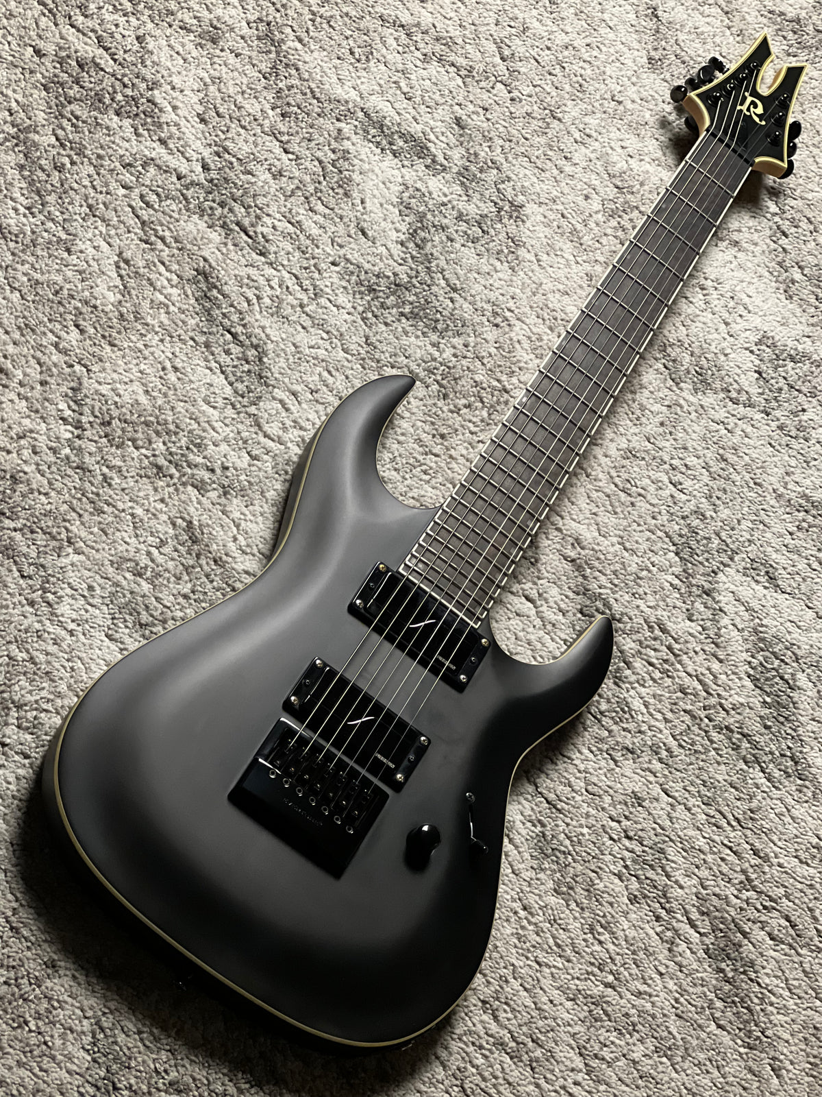 B.C. Rich Andy James Signature 7 EverTune in Satin Black K08230389 (USED)