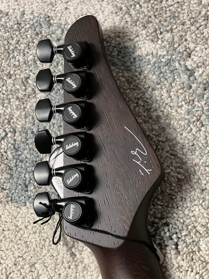 Soloking MJM-1 Custom Baritone HH with Wenge Neck in Open Pore White