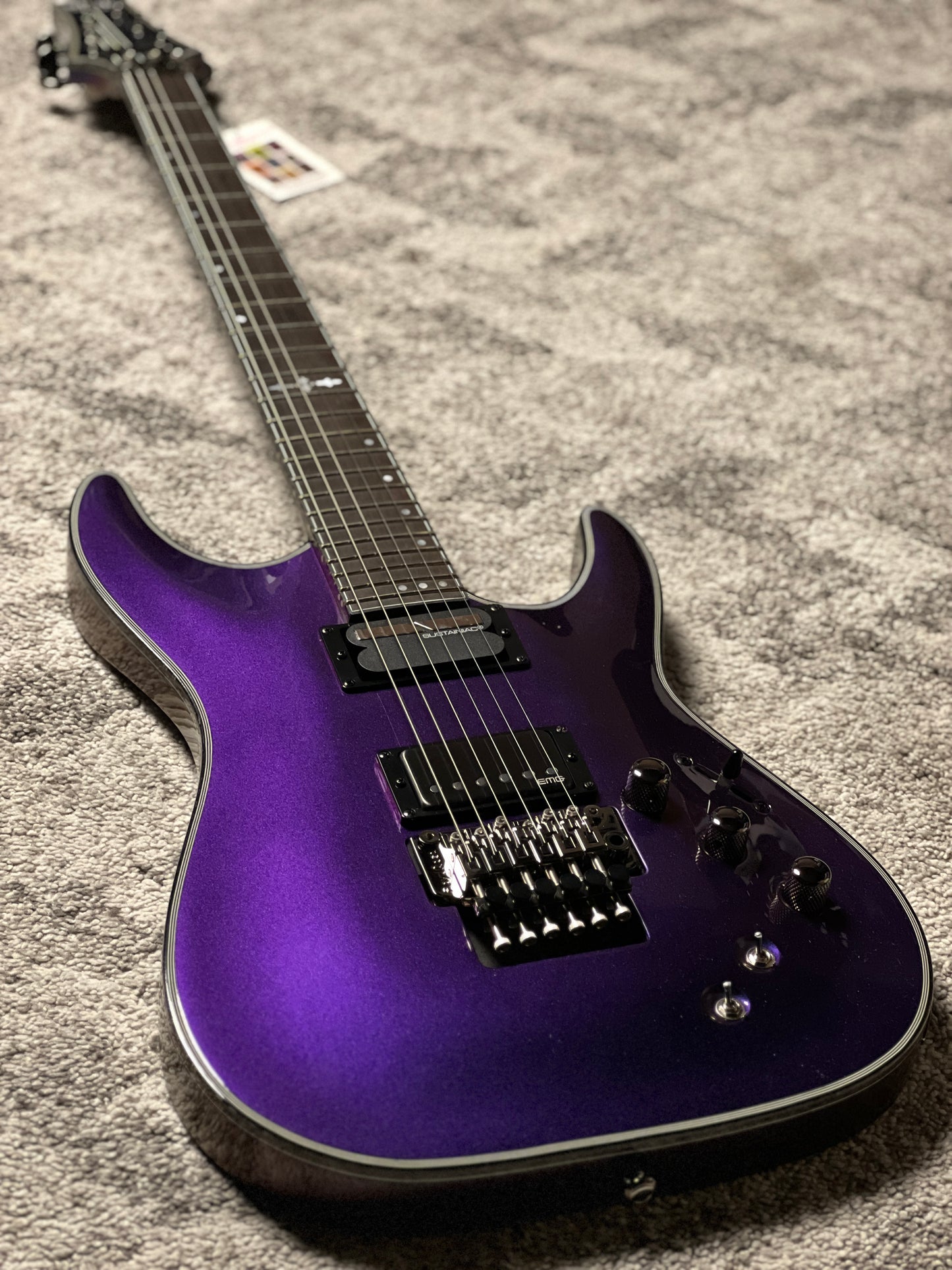 Schecter Hellraiser Hybrid C-1 FR S UV in Ultra Violet W24111648