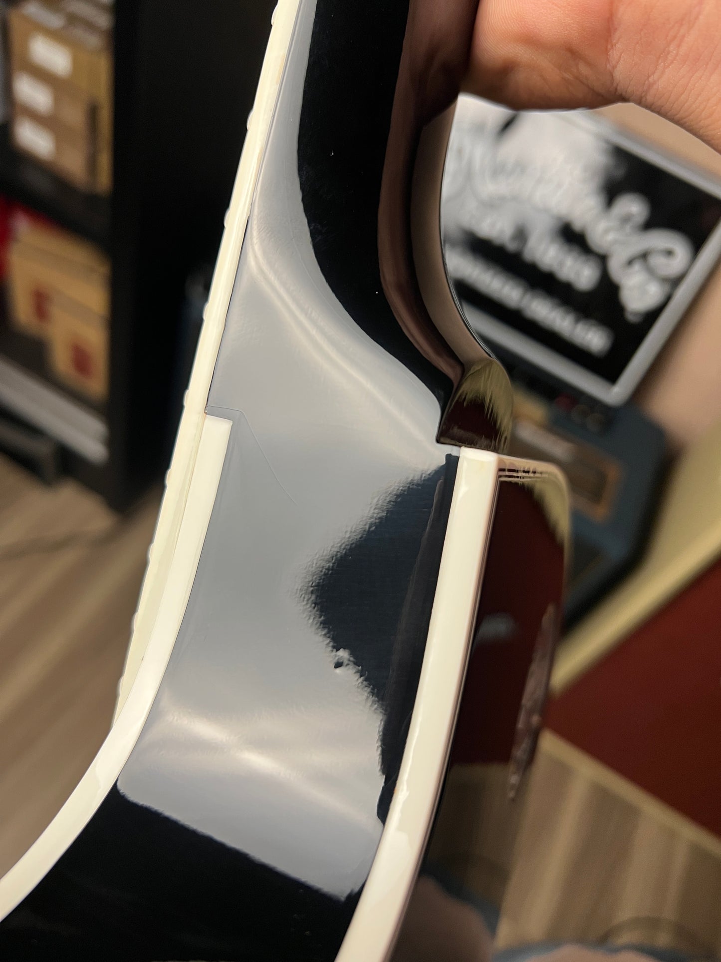 Gibson Les Paul Custom Ebony Fingerboard Gloss Ebony w/ Case CS 404299