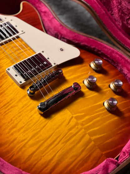 Epiphone 1960 Les Paul Standard Reissue in Washed Cherry Burst w/Case 25011520041