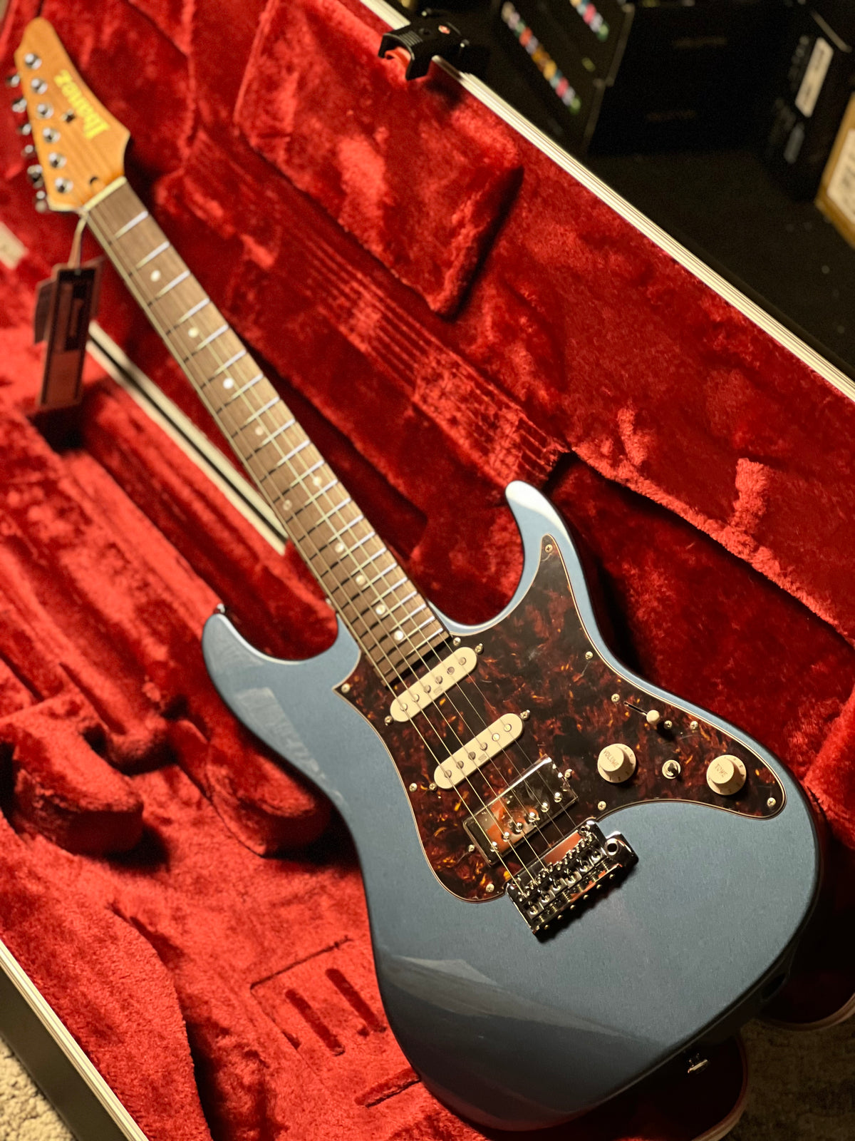 Ibanez Prestige AZ2204N in Prussian Blue Metallic F2530007