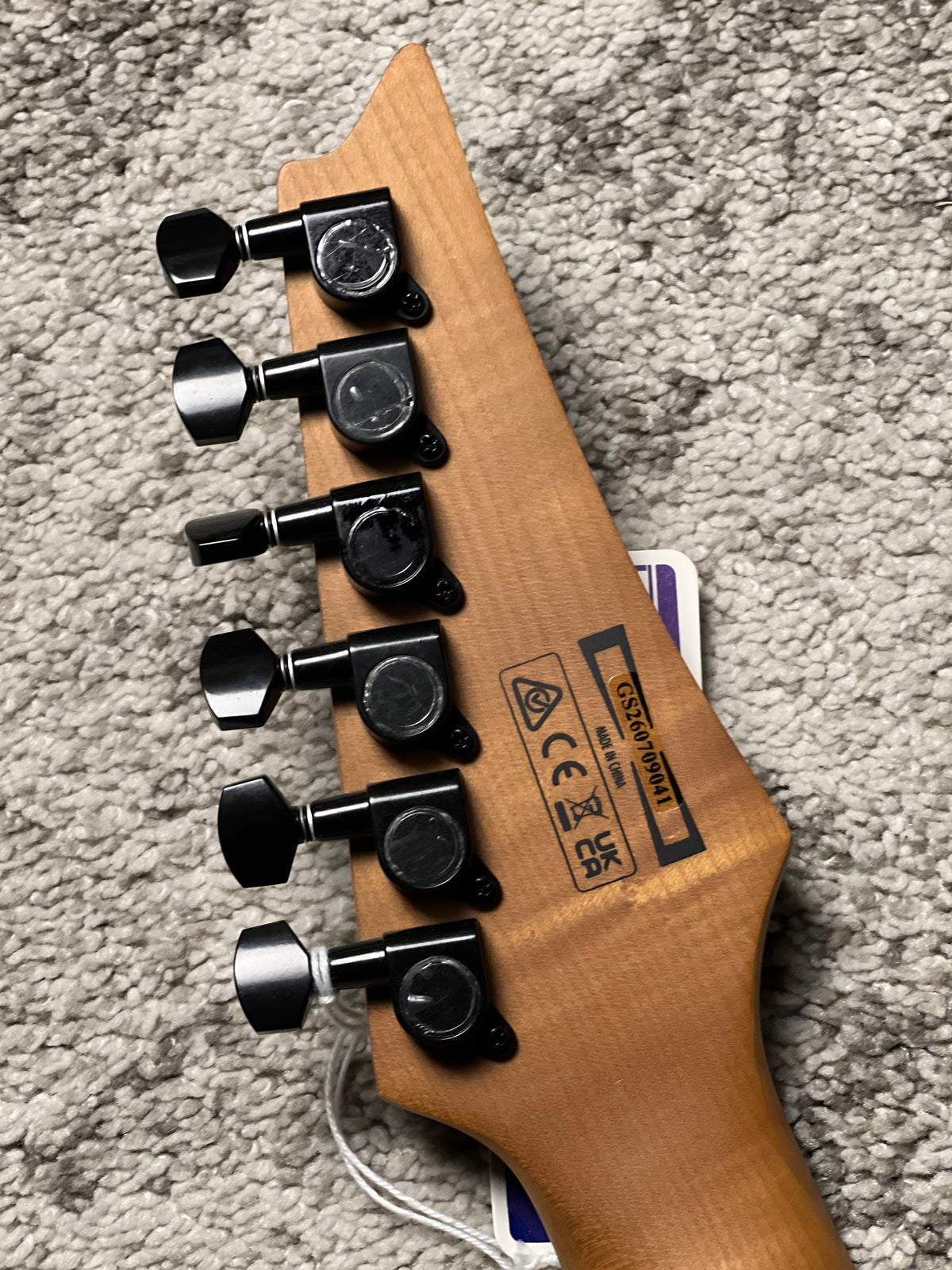 Ibanez GRGR221FA-TDK in Transparent Indigo Black